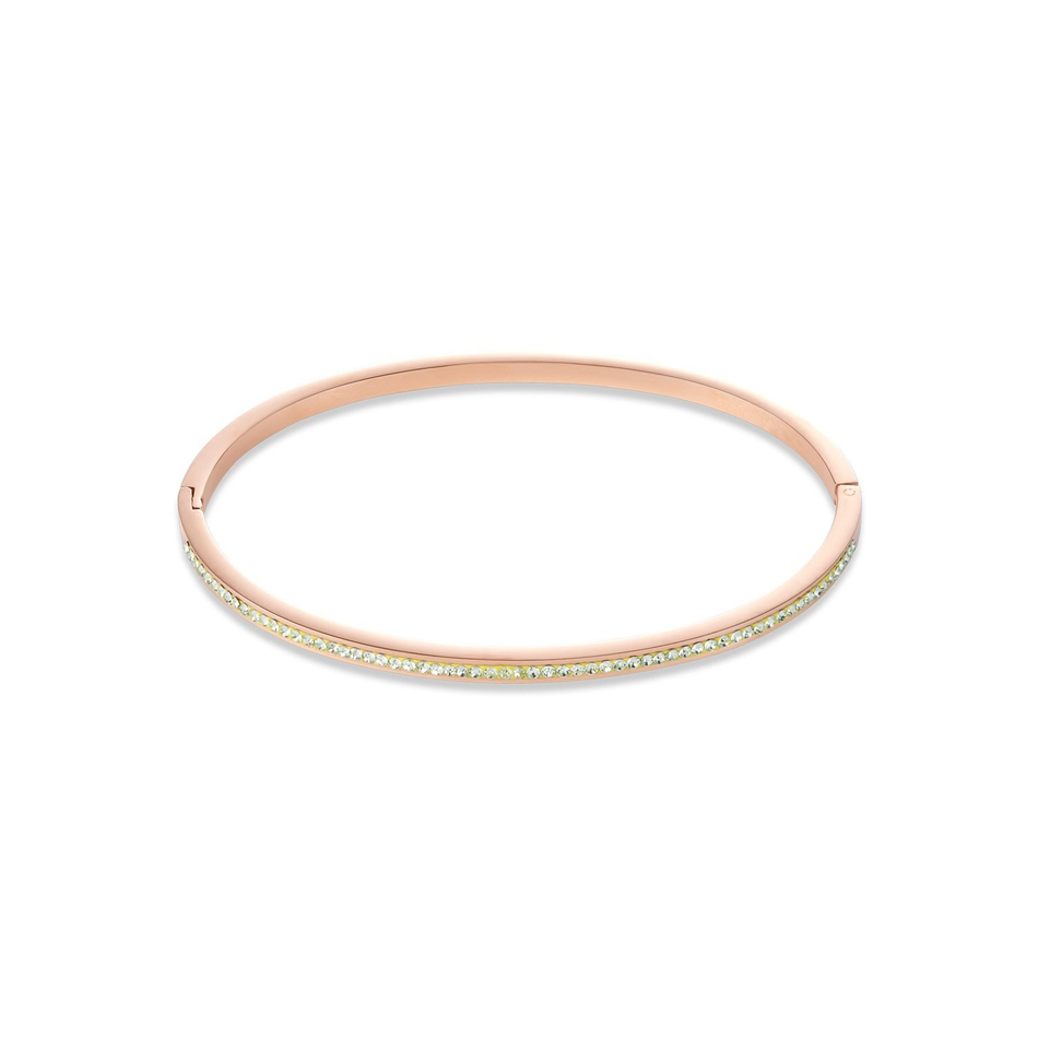 Браслет Coeur de Lion Light Green 0229/33-0520 цвет зеленый, золотой