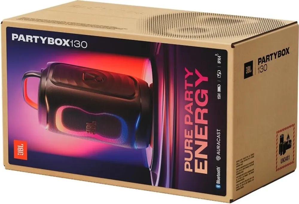 Портативная акустика JBL PartyBox 130 Black - 9