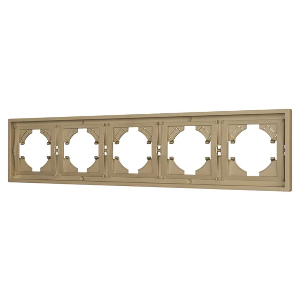 Рамка пластиковая FRM-TENDO-SFPL-5-GD (Arlight, -) 054658