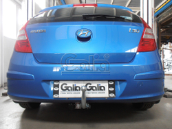 Фаркоп оцинкованный Galia K029A для Hyundai i30 хетчбек FD 2007-2010, Kia Ceed хетчбек 2006-2012(паспорт и сертификат в комплекте)(без электрики)