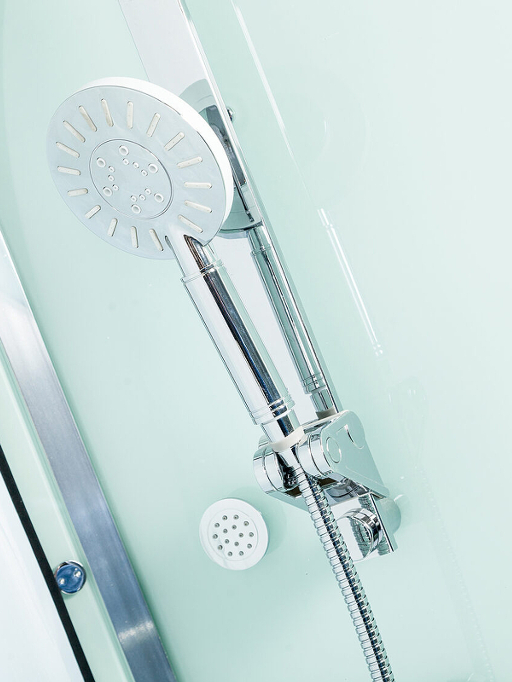 Душевая кабина WeltWasser (ВельтВассер) Waise 90/90, с низким поддоном, с электрикой и ГМ, 90x90x227