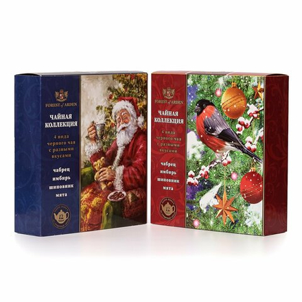 Чай в новогодней обечайке FOREST of ARDEN«ЧЕТЫРЕ ВКУСА»