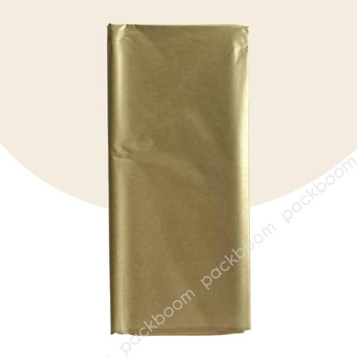 Бумага тишью 50 х 66 см (10 листов), золотая