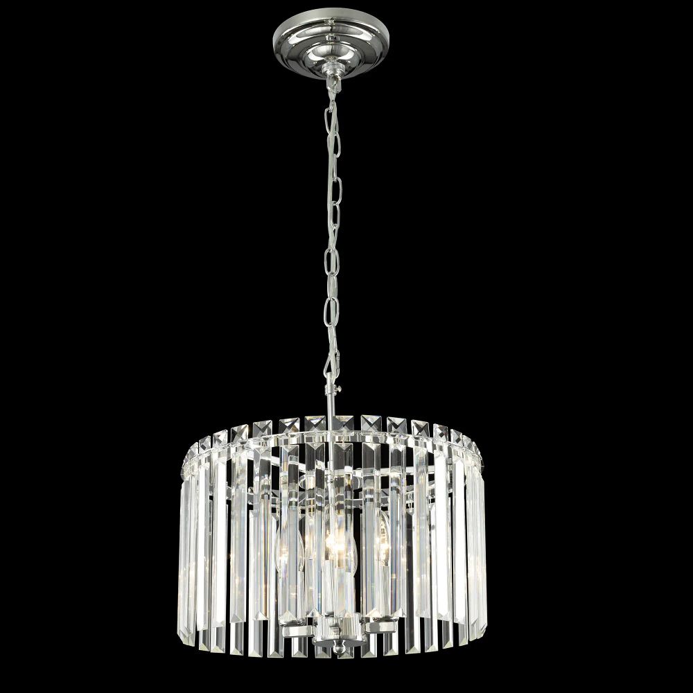 Citilux Джейн CL306141 Хрустальная подвесная люстра Хром