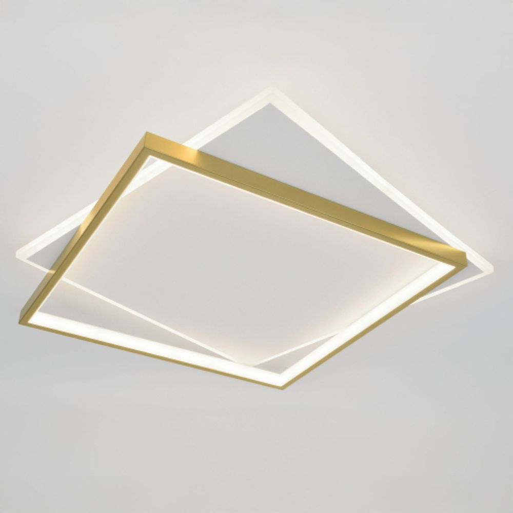 Светильник потолочный светодиодный ЭРА Модерн Lima CLL-1-82 3K-6,5K RC WH+GD с ДУ белый-золото | Светильники SPB-6 с ДУ