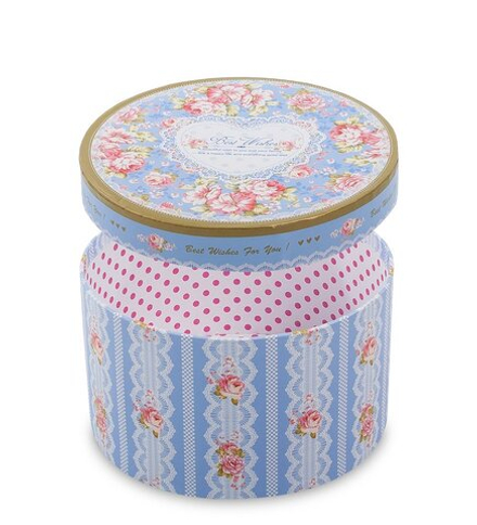 Packing Symphony WF-41/2-A Коробка «С наилучшими пожеланиями» цв.голубой
