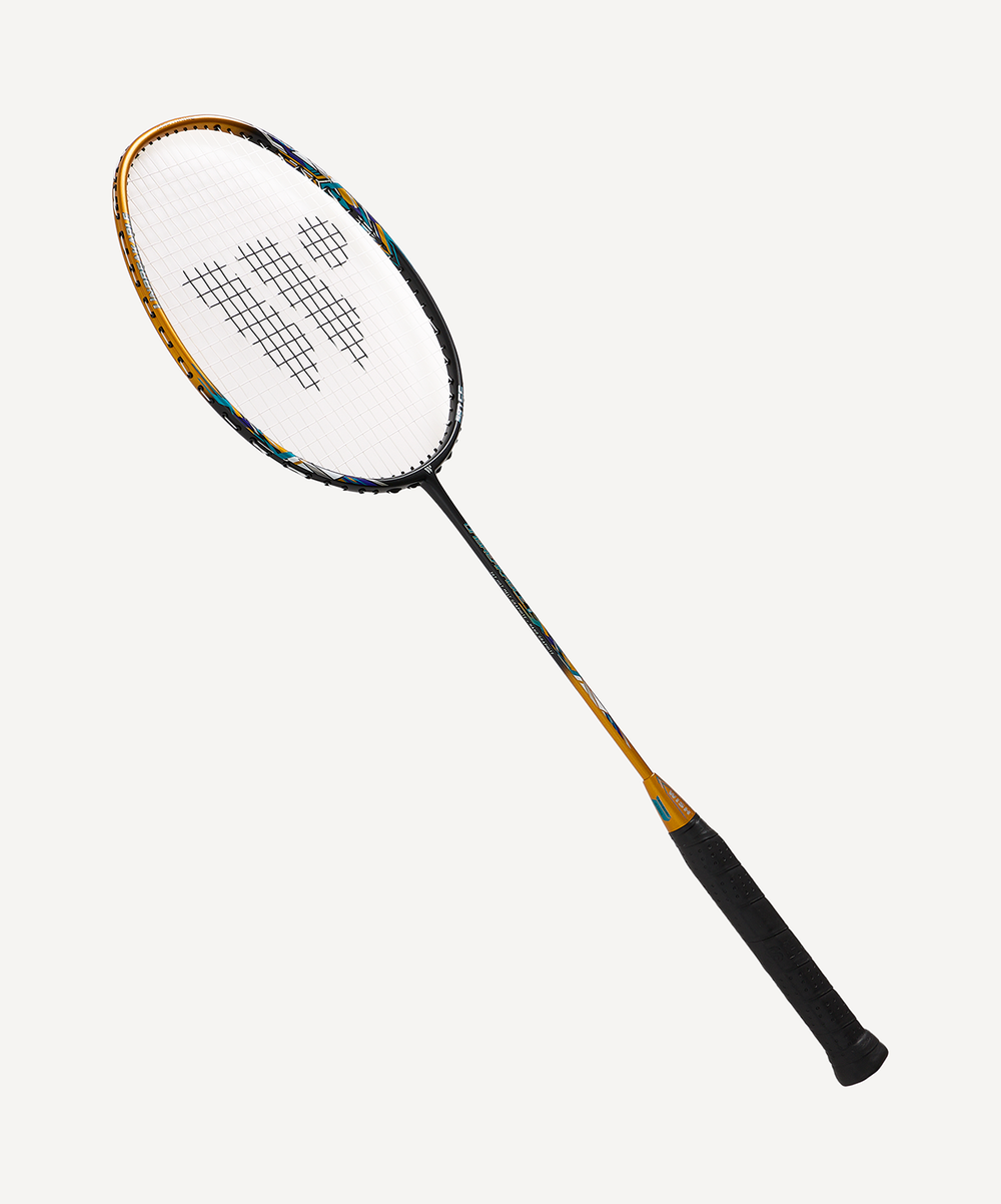 БЕЗ УПАКОВКИ Ракетка для бадминтона WISH Unbreakable 1, золотой