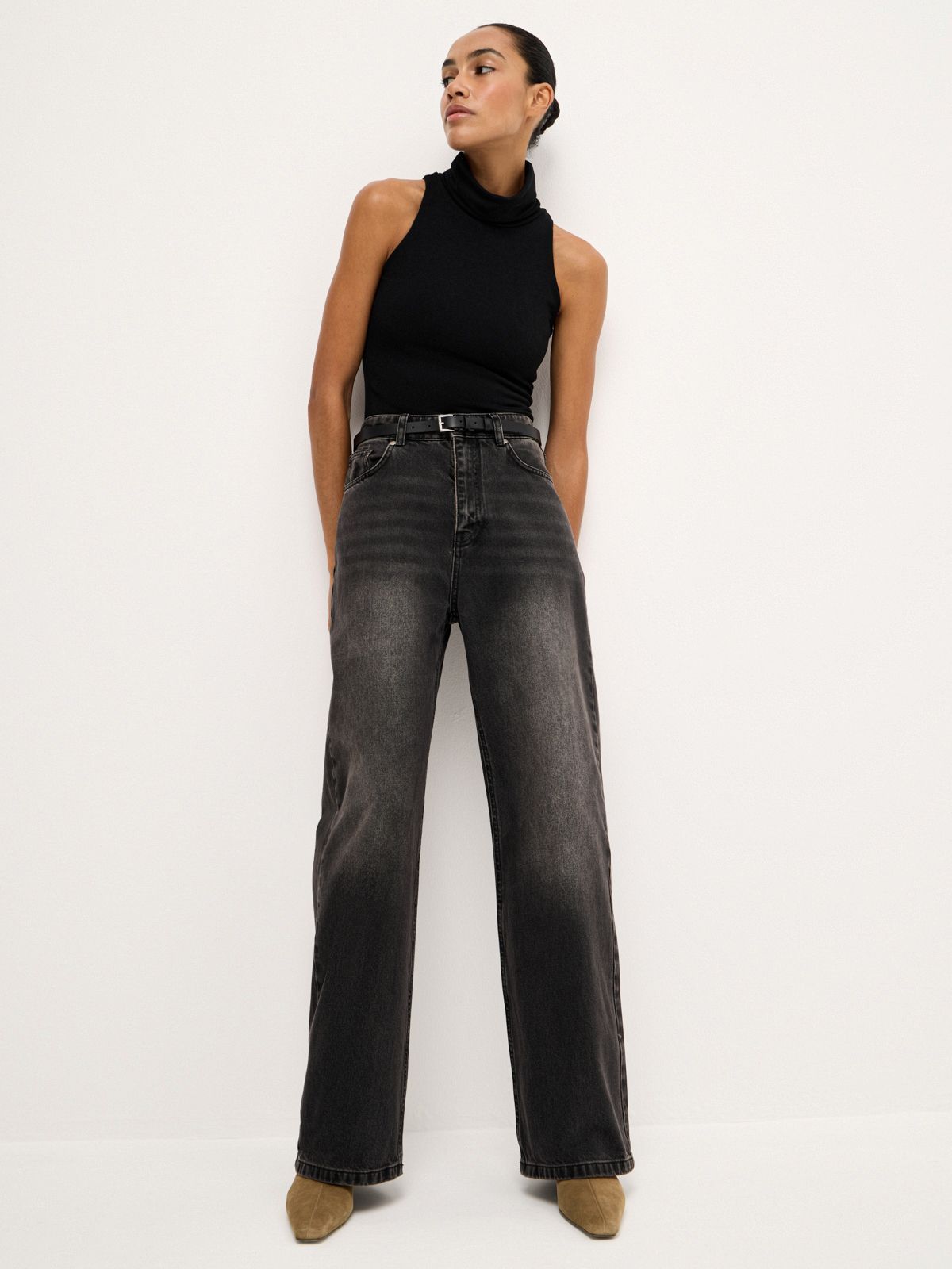 Джинсы straight Smoky Grey