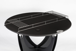 Чаша для костра с высоким основанием Up!Flame STEEL CUP 1000 Magnum black