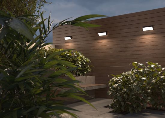 Уличный настенный светильник Outdoor O436WL-L20GF3K