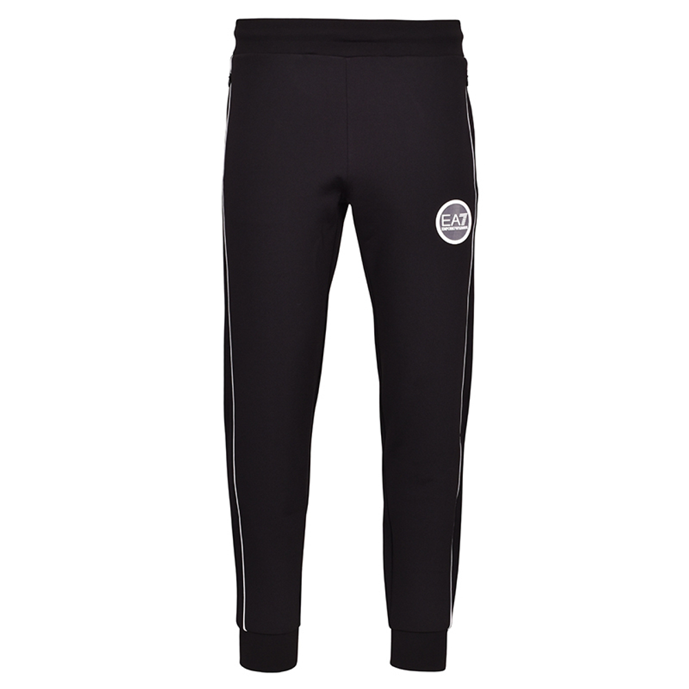 Теннисные брюки EA7 Man Jersey Trouser - black