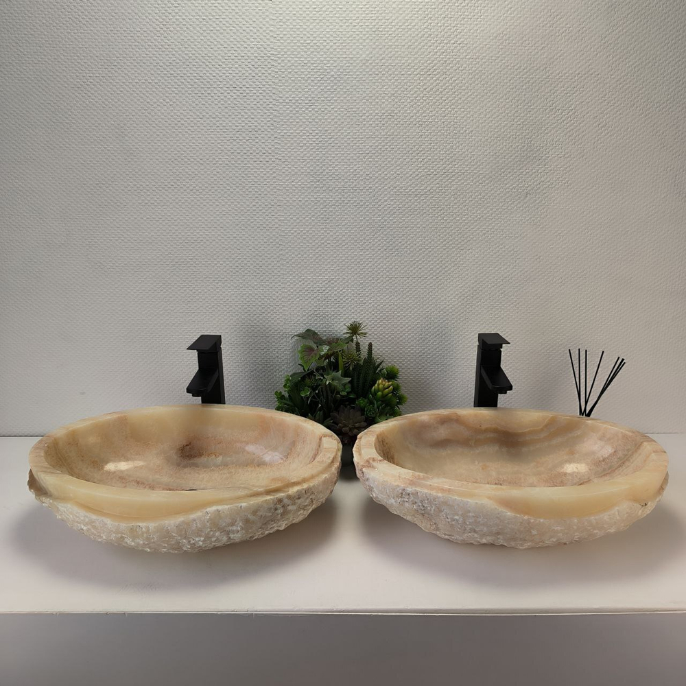 Раковина из оникса ПАРА! Oval Marmo Yellow OO-62705 58*38*15 0102