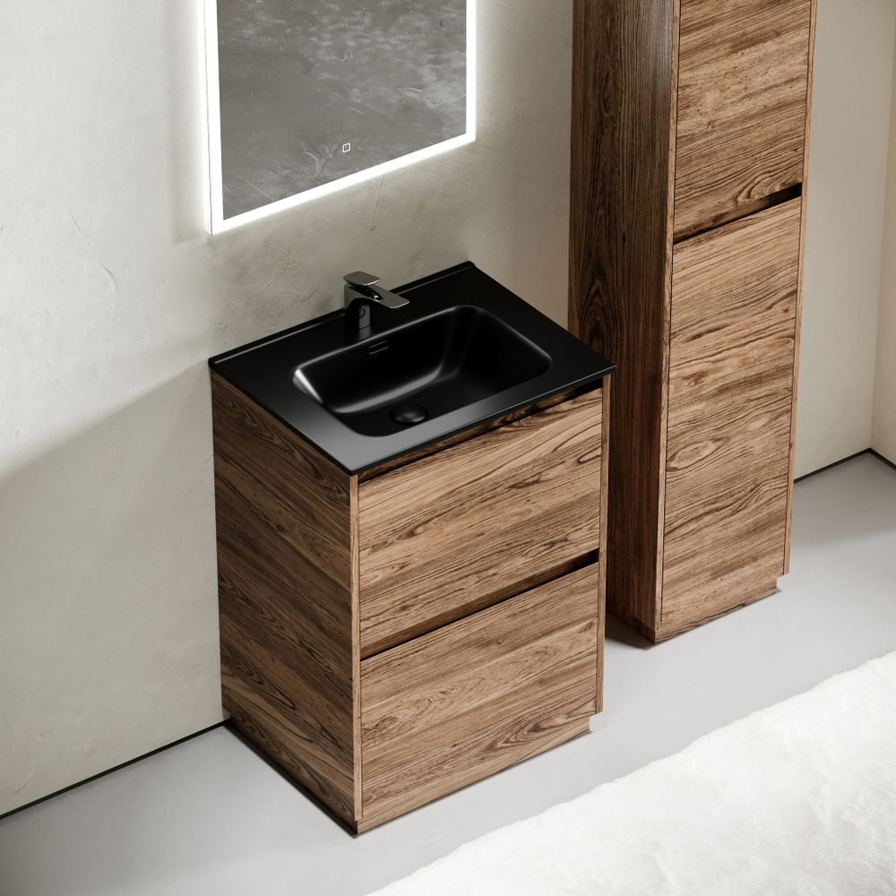 Тумба с раковиной Sancos Libra Floor 60 см LB60FECH дуб чарльстон