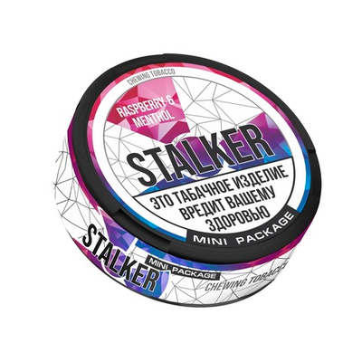 Жевательный табак Stalker Hard Mini - Малина и Ментол, 6 гр