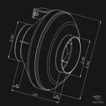 Вентилятор канальный ВКК-160 V