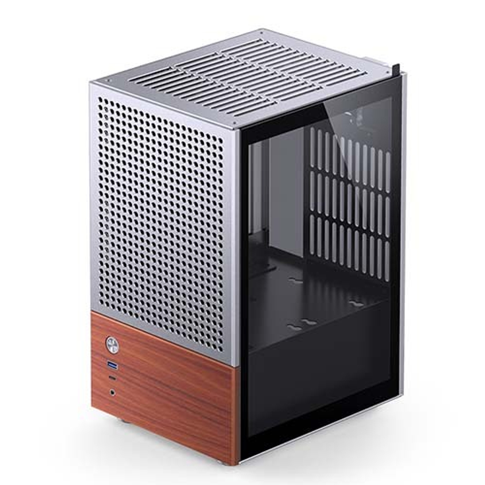 Корпус JONSBO T6, ITX, mini-ITX, серебро (без БП)