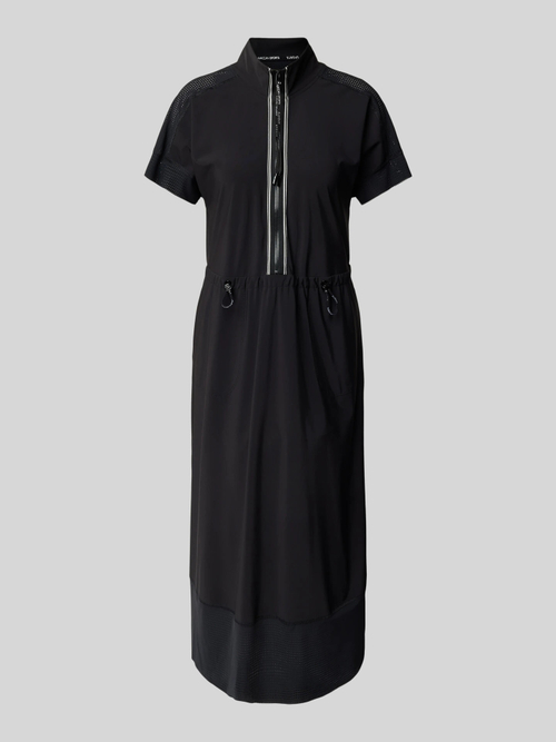 Marc Cain Платье на молнии с сетчатыми рукавами