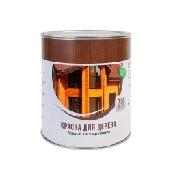 Краска для дерева Лазурь Орех 0.9л