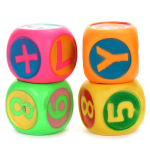 Набор игрушек для купания ""Кубики" 4шт. RT-135