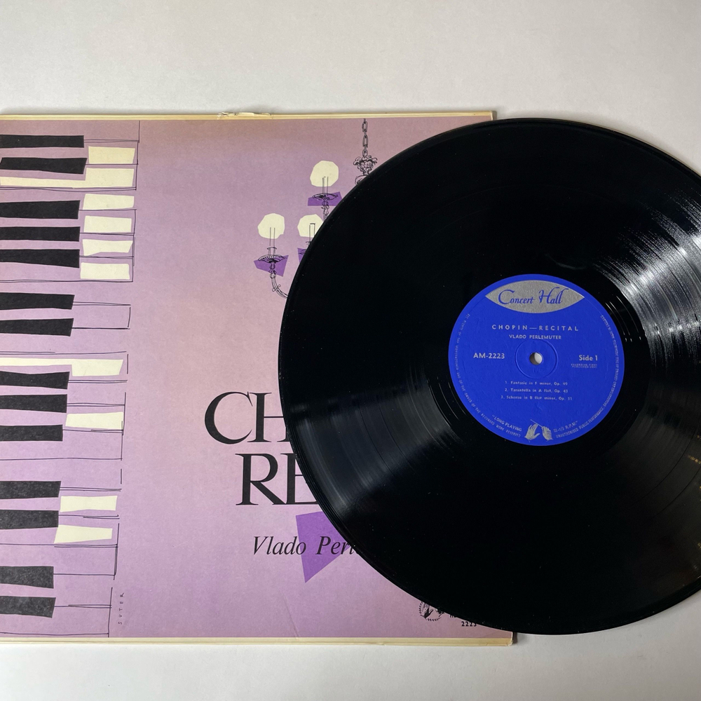 Винтажная виниловая пластинка LP Chopin Шопен, Vlado Perlemuter, Chopin Recital (Англия 1962)