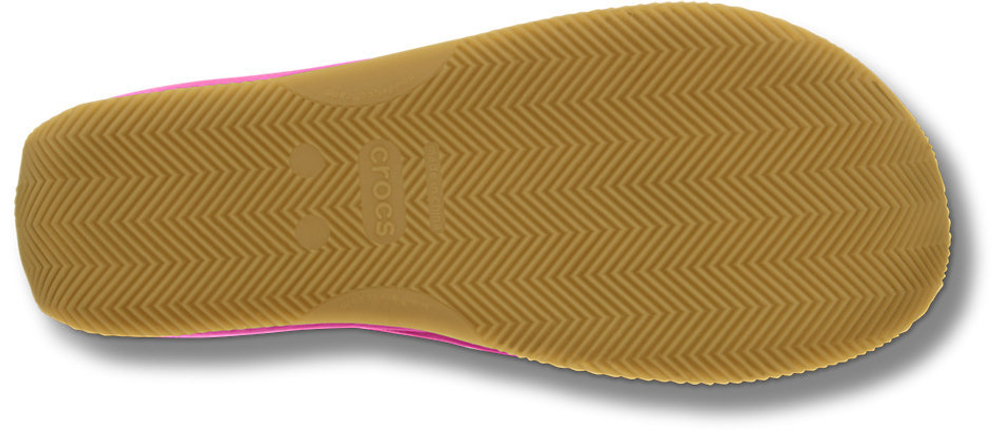 Сандалии Women’s Crocs Retro Flip Wedge Fuchsia / Kelly Green