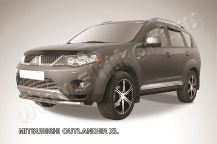 Защита переднего бампера (нержавейка) Mitsubishi Outlander XL (2005-2009) d57
