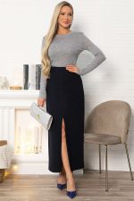 Юбка Асмира (темно-синяя) Ю14884-4М LT Collection