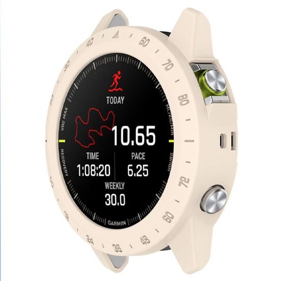 Защитный бампер чехол для часов Garmin MARQ Gen 2 Adventurer Athlete Aviator Captain Golfer материал TPU (Светло-бежевый)