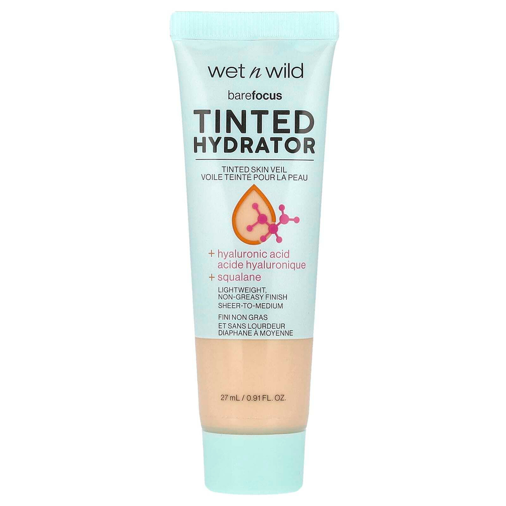 wet n wild, Barefocus, увлажняющее средство с тонирующим эффектом, 1114063 легкое средство, 27 мл (0,91 жидк. унц.)