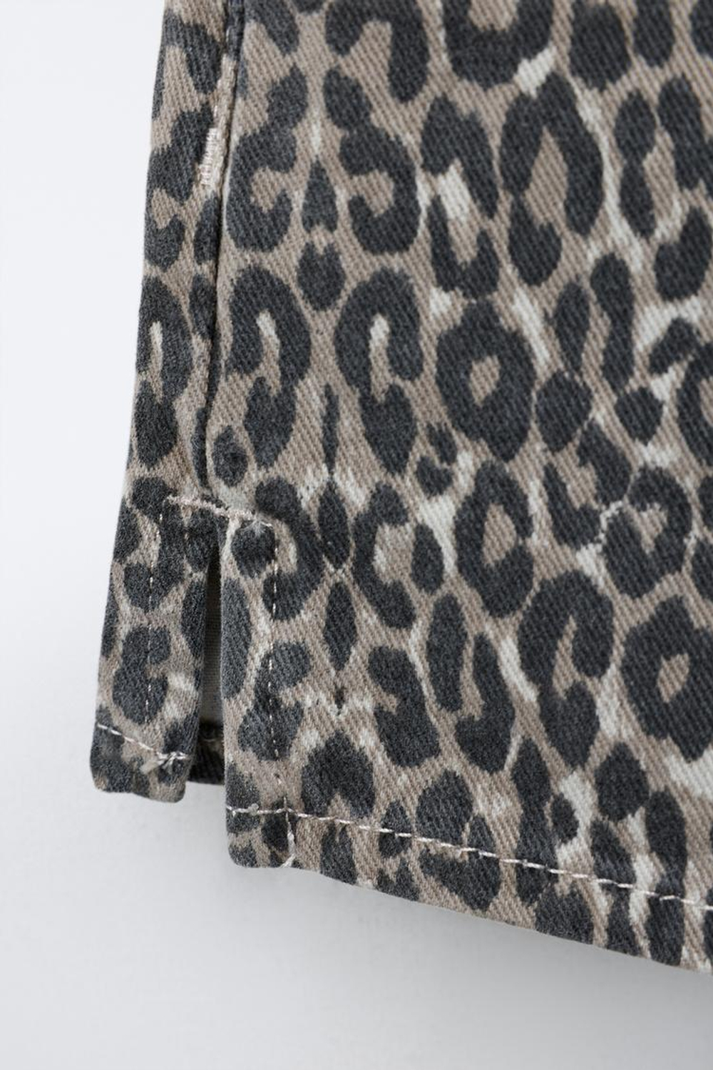 ZARA ЮБКА-ШОРТЫ С АНИМАЛИСТИЧЕСКИМ ПРИНТОМ, КОРИЧНЕВЫЙ