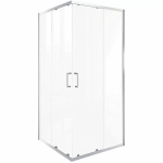 Душевой уголок Good Door Lite 100х100 ЛТ00006 стекло прозрачное/профиль хром