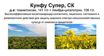 Инсектицид Кунгфу Супер,СК (141 г/л+106 г/л) 5л