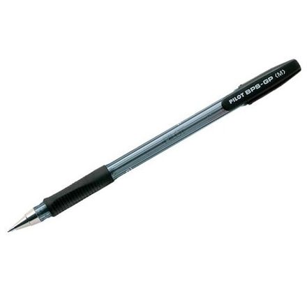 Ручка шариковая Pilot чёрная, 1.0мм, масляный стержень, грип