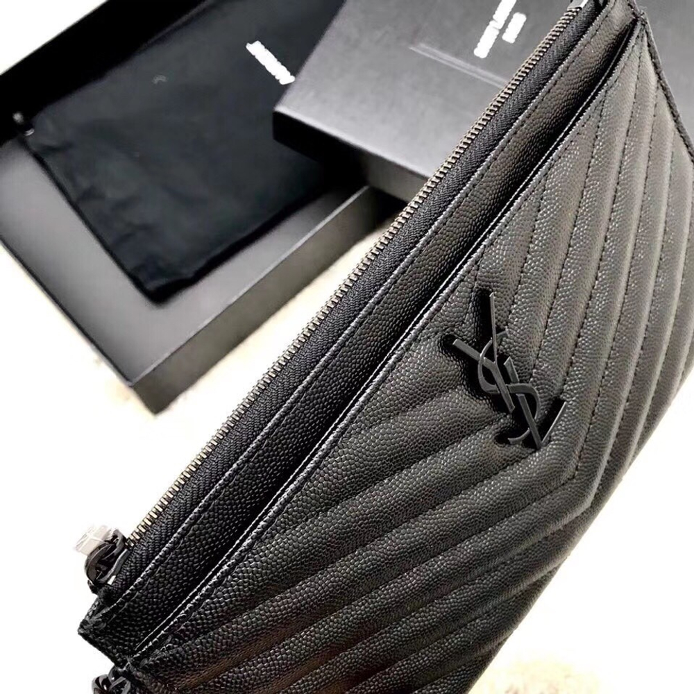 Saint Laurent Large Zipped Pouch