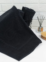 Полотенце махровое, г/к, 50х70, арт. S 50-70 BS, 450 гр/м2, цвет: 1154-Черный,