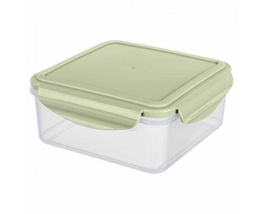 Контейнер герметичный для СВЧ SMART LOC 1,0л квадратный зеленый 431160109 Phibo/Бытпласт аналог 794753