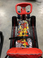 Снегокат «Тимка спорт 6» гонки (черный каркас) (арт. ТС6/Г2)