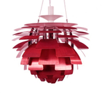 Pendant design lamp PH Artichok by Louis Poulse D60 (Red)