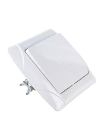 Выключатель одноклавишный Viko Carmen Белый