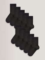 Носки хлопковые для девочки Next T15-447, 10 шт., Черный