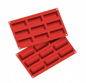 Форма силиконовая P.L. Proff Cuisine "Мини полено" 30 ячеек 45*20 мм, h 20 мм (30*17,5 см)