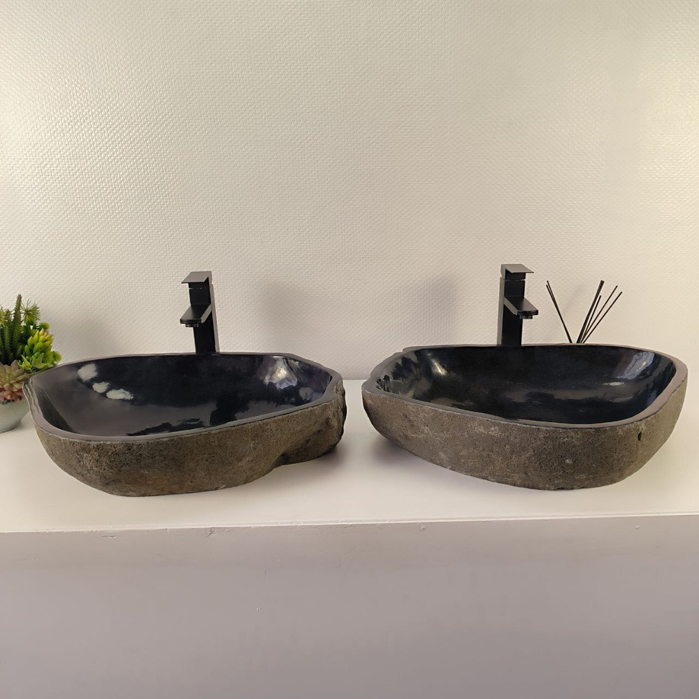 Раковина из речного камня ПАРА! RS-74898 60*44*13 0866