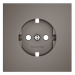 Накладка для розетки с заземлением, S70 (капучино)