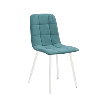 Стул Leset Скай Металл Белый/Велюр MINT
