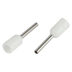 Наконечник-гильза ЭРА NO-225-59 НШвИ 0,5-8 с изолированным фланцем (упаковка 500 шт.)