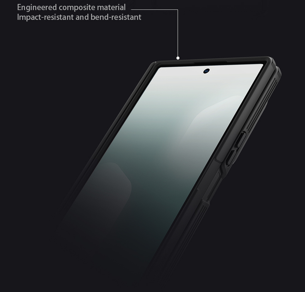 Чехол с MagSafe на Samsung Galaxy Fold 7, серия CamShield Prop Magnetic (версия с металлической откидной крышкой) от Nillkin