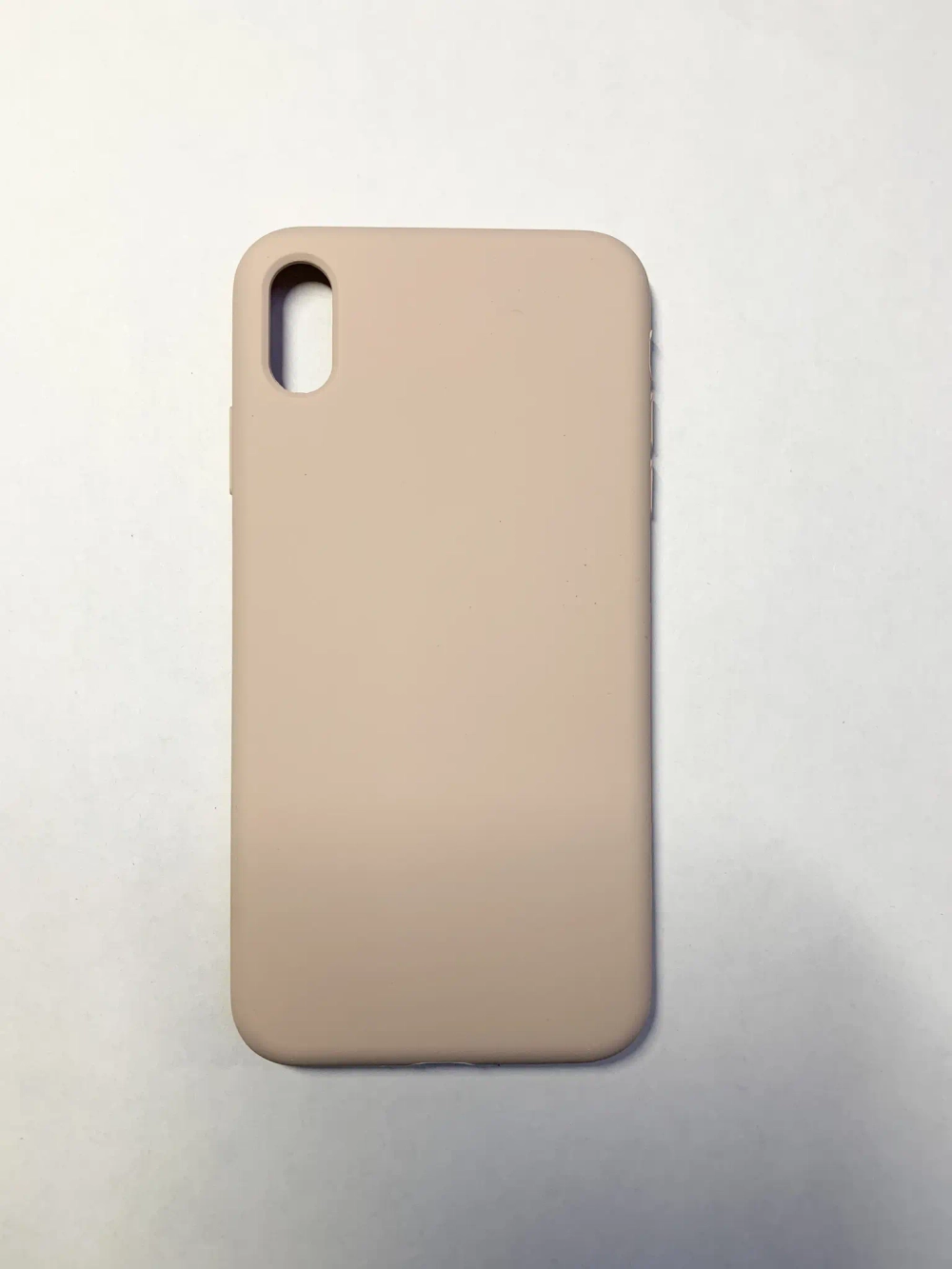 Чехол-накладка FaisON Silicone Case для Apple iPhone  XS Max (розовый песок)