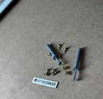 Рамка металлическая 555х555 с МДФ для мозаики серая