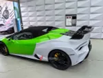 Обвес переделка для Lamborghini Huracan LP580 LP610 Spyder 2014-2019 в Huracan STO LP 640 Ламборгини Хуракан