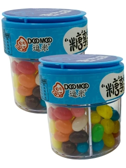 Жевательные драже бобы в разноцветной глазури 75 г * 2 шт